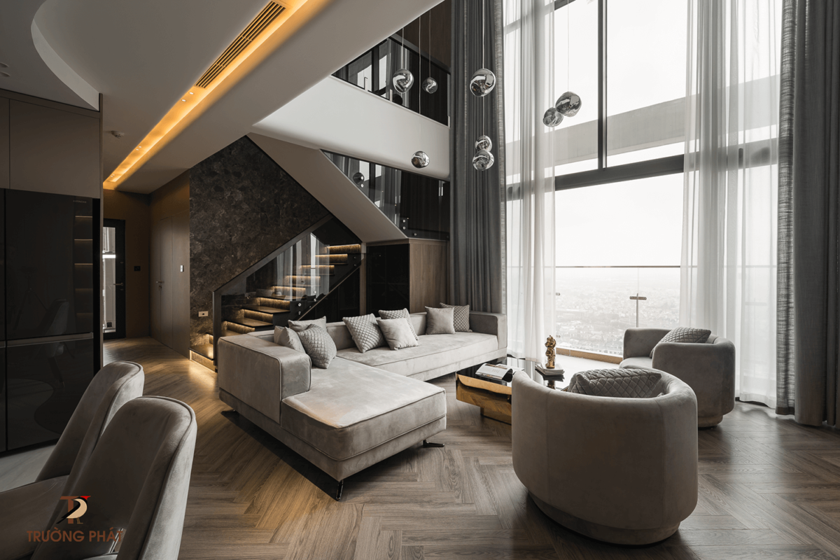 Mẫu Thiết Kế Nội Thất Penthouse Đẹp & Sang Trọng - IDHome